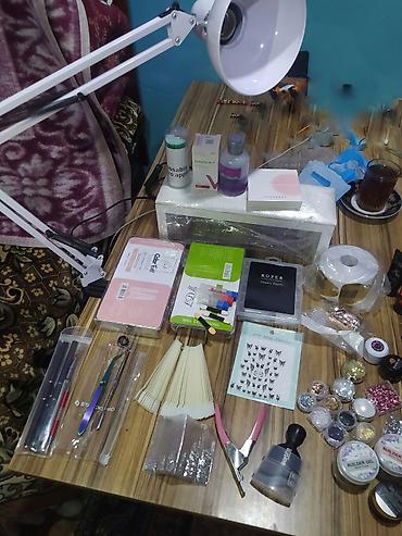 Gözəllik və estetika avadanlığı: Peşəkar manikür üçün tam avadanlıq və material seti Avadanlıq: - BOYA — 4