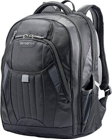 qara sumka: Samsonite Tectonic 2 - 17" Noutbuk üçün bel çantası Qara/Boz Balistik