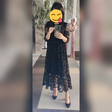 черное вечернее платье: Продаю красивое платье, размер 42-44