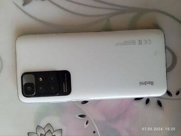 телефоны реалми: Xiaomi, Redmi 10, Б/у, 128 ГБ, цвет - Белый, 2 SIM