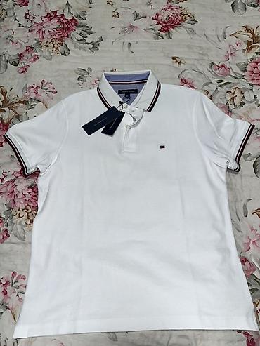 войеный форма: Мужская футболка, M, Tommy Hilfiger, Новый, цвет - Белый — 1