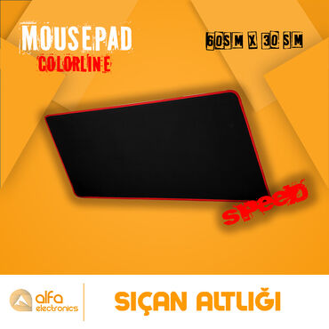 mouse pad qiymeti v Azərbaycan | Mauslar: Colorline Uzunluğu - 60 sm Eni - 30 sm Qalınlığı - 2.5 mm Tipi: Speed
