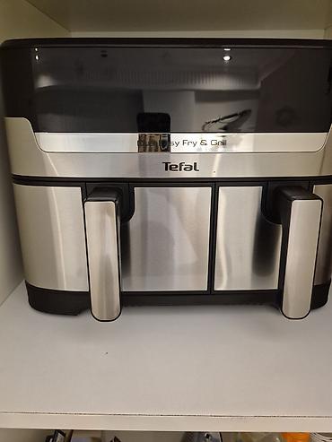 shakelli yag: Tefal Dual Easy Fry & Grill – iki bölməli hava fritözü və qril — 1