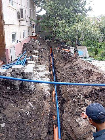 бетонные работы цена: Монтаж наружной канализации и водоснабжения под ключ - Земляные — 4