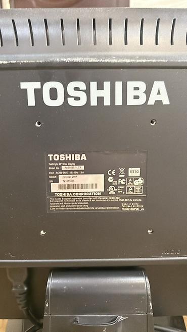 display: Toshiba TekBright 20" Wide Display monitor Model: PA3552E-1LC2 — 4