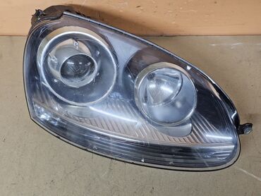 Передние фары: Передняя правая фара Volkswagen 2005 г., Б/у, Аналог — 2