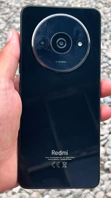 Redmi: Redmi, Redmi A3, Б/у, 128 ГБ, цвет - Черный, 2 SIM