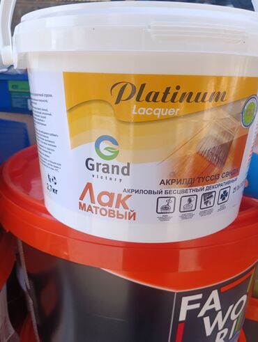 купить моющиеся обои: Матовый акриловый лак Grand Victory Platinum Lacquer объемом 2,7 кг