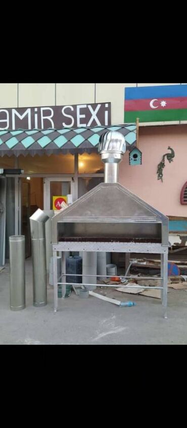 Restoran manqalları: Kabab Manqalları və Havalandırma Zontlarının Hazırlanması Hər ölçüdə — 6