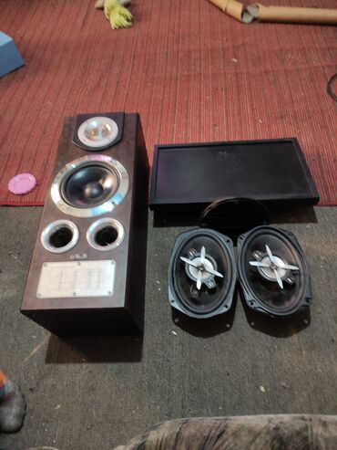 купить колонку музыкальную большую: Акустический комплект для дома и авто. Состав: - Напольная/полочна́я