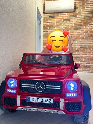 uşaq ucun ev: Uşaq üçün elektrikli Mercedes-Benz G-Class tipli mini avtomobil boyuk