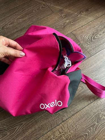 decathlon: Детские роликовые коньки Oxelo Play3 в розово-фиолетовой расцветке — 4