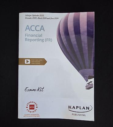 Kitablar və jurnallar: ACCA Financial Reporting (FR) tədris materialları – Kaplan Publishing — 2