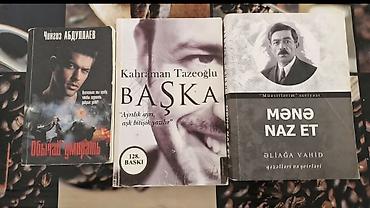 Книги и журналы: Məhsul: Kitablar dəsti "Korku" - 2₼ . "Başka" - 2₼ . "Обычай умирать" — 2