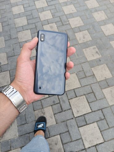 samsung a10 yeni: Samsung Galaxy A10, 32 GB, rəng - Boz, Face ID