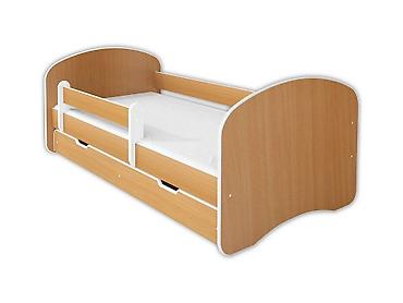 komode forma: Krevet sa fiokom i dušekom 160x80 cm Happy III – buk, šifra proizvoda — 1