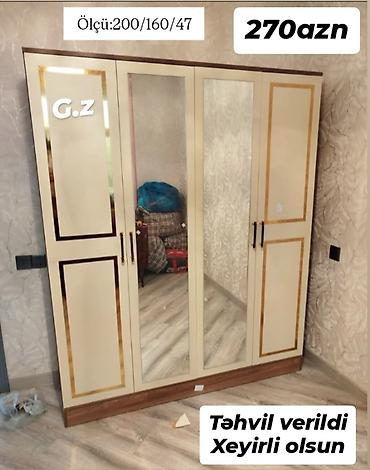 **Dolab 4 qapılı ✔️ 270Azn* ✔️Ölçü:200/160/47 ✔️İstehsal Rusiya