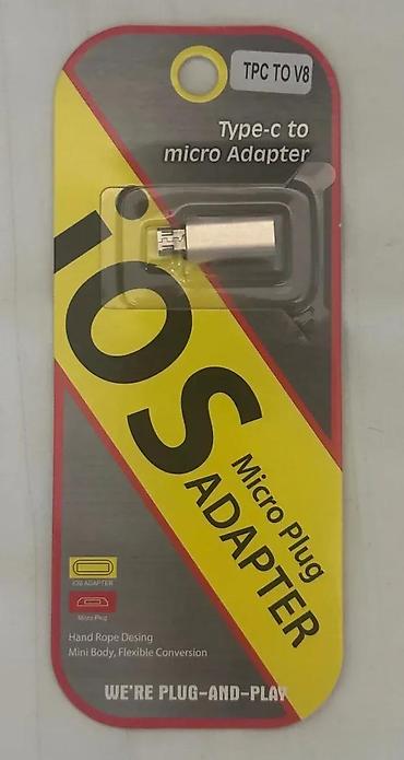 Druga oprema za računare i laptopove: Adapter USB micro muški na TIP C ženski NOVO. Opis proizvoda: Adapter — 4