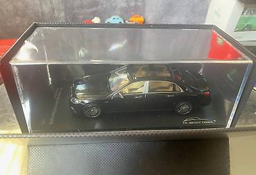 Avtomobil modelləri: Коллекционная модель Mercedes-Maybach S-class X222 obsidian black 2019 — 12