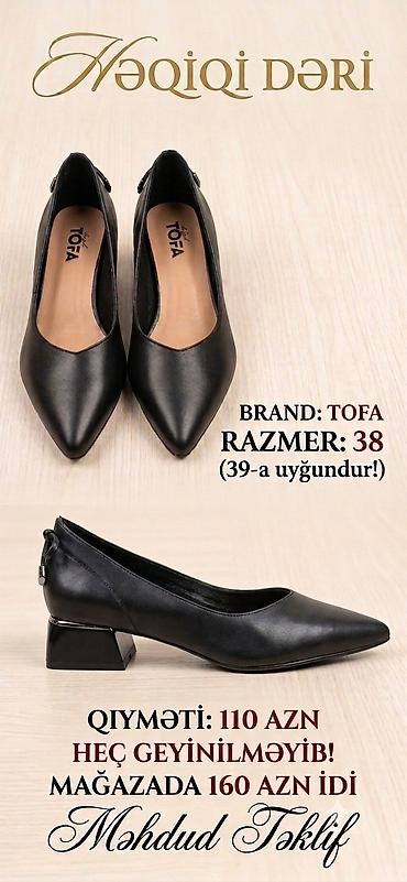 Tuflilər, Ölçü: 38, rəng - Qara, Yeni lalafo.az -da Tuflilər, Ölçü: 38, rəng - Qara, Yeni