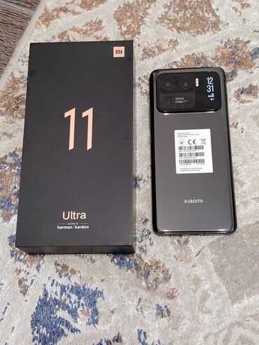 телефонду: Xiaomi, Mi 11 Ultra, Б/у, 256 ГБ, цвет - Черный, 2 SIM