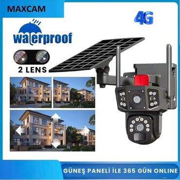 4g modem: Maxcam tərəfindən təqdim edilən, günəş paneli ilə təchiz edilmiş, iki
