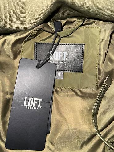 Айымдардын кийими: Пуховик LOFT, размер M, цвет оливковый. - Удлинённый силуэт с — 2