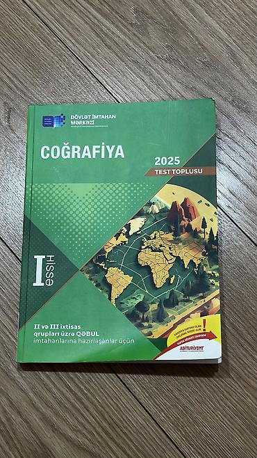 Məhsul: Coğrafiya – 2025 Test Toplusu (I hissə) Təsvir: - Nəşriyyat