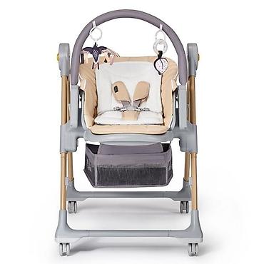 step deka cena: KINDERKRAFT LASTREE WOOD – višepoložajna 2u1 stolica za hranjenje i — 2