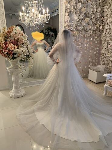 свадебный венок в Кыргызстан | НОВОГОДНИЕ ВЕНКИ, КОМПОЗИЦИИ: Девочки !!! продаю свадебное платье абсолютно НОВОЕ, которое надела