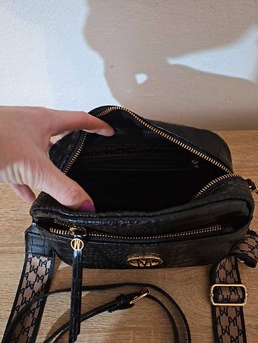 Torbe: Nova Mohito crna torbica dva kaiša, širok kaiš preko ramena Nova — 8