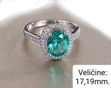 ranac na jedno rame: Women's ring, Material: Cubic zirconia