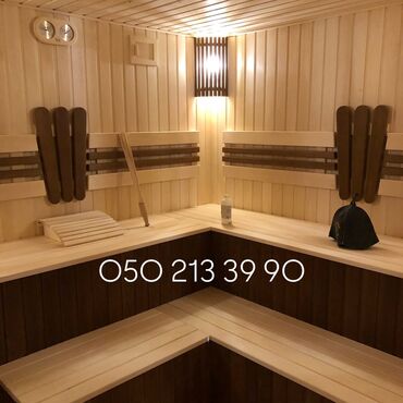 Tikinti işləri: Sauna yığılması sauna tikilməsi Sauna tikintisi və təmiri. Bakıda — 17