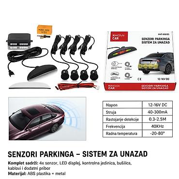 KMT Radarski senzor za vožnju unazad 2001151 Opis: Sistem je namenjen