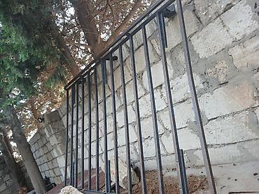demir ceper: Dəmir barmaqlıq panel - Material: qalın divarlı polad profillərdən — 1