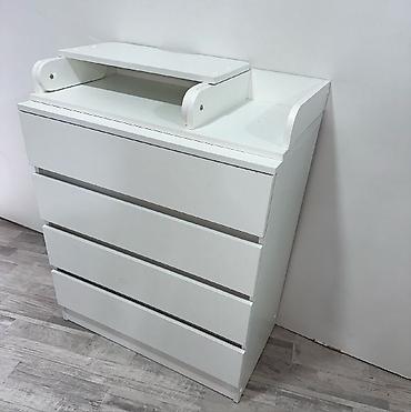 silver kitchen: Детский комод, Новый, С пеленальным столиком, ЛДСП, цвет - Белый, В рассрочку — 5