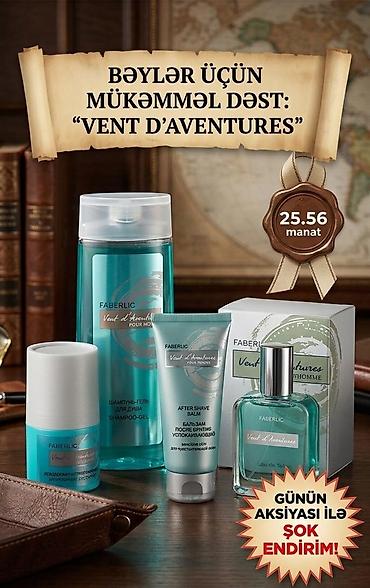 emotion deodorant: Bəylər üçün “Vent d’Aventures” mükəmməl dəsti – Faberlic Dəstin — 1