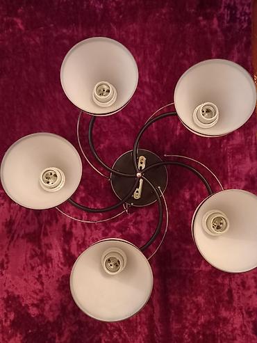 qara sam haqqinda melumat: Çılçıraq, 5 lampa, Şüşə — 2