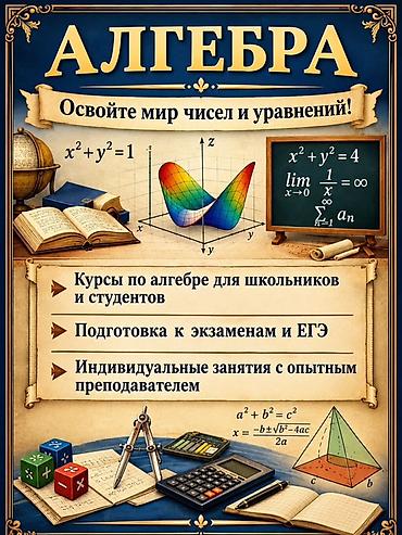 Репетитор по алгебре и геометрии
