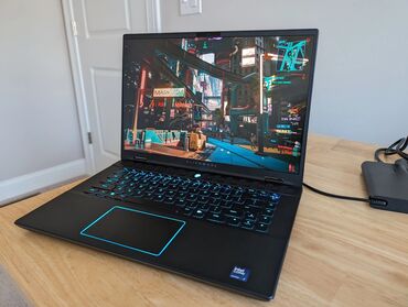 Ноутбуки: Ноутбук, Dell, 32 ГБ ОЗУ, Intel Core i7, 16 ", Б/у, Игровой, память NVMe SSD