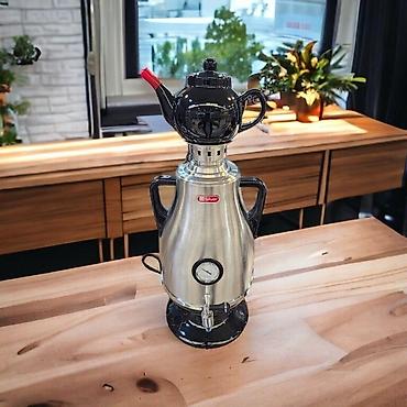 Samovarlar: Samovar "Silver" Elektrikli Samovar ELEKTRİK SEMAVER 4L paslanmayan — 3