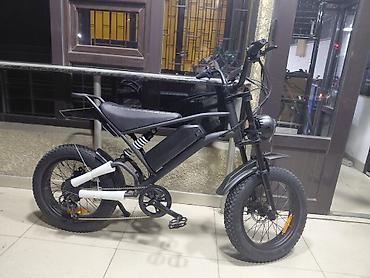 Электровелосипед fat-bike с мощным задним мотором и большой батареей at lalafo.kg Электровелосипед fat-bike с мощным задним мотором и большой батареей
