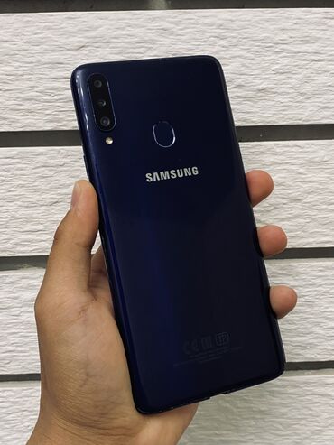 samsung 5212: Samsung A20s, Б/у, 32 ГБ, цвет - Синий, 2 SIM