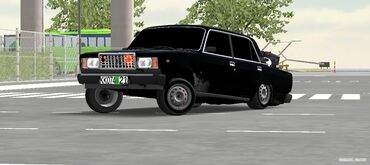 рулевая колонка ваз: Lada 2107 modeli, klassik dizaynı ilə seçilən qara rəngli avtomobil