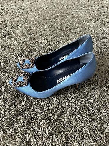 миндом: Туфли Manolo Blahnik Hangisi, размер 37 - Модель: Hangisi с фирменной — 2