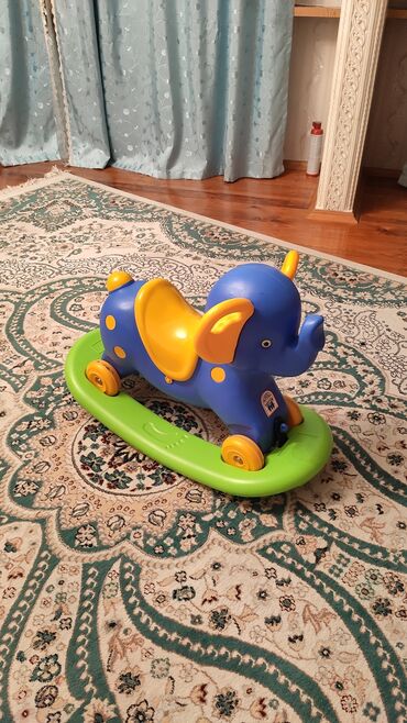 Oyuncaqlar: Качалка детская слоник для малыша до 3 - ёх лет, разъёмная на калёсаж — 8