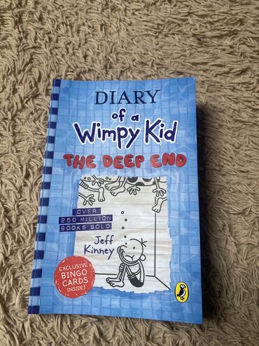 уроки английского с носителем языка: Diary of a wimpy kid book книга на Английском языке