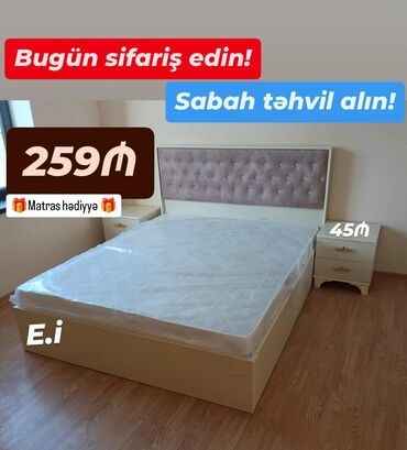 Sifarişlə divanlar: Yeni, İkinəfərlik çarpayı, Bazasız, Matras ilə, Siyirməsiz