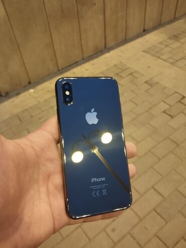 Apple iPhone: IPhone X, 256 GB, Space Gray, Face ID, Sənədlərlə