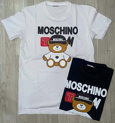 Majice: Men's T-shirt Moschino, bоја - Bela — 1